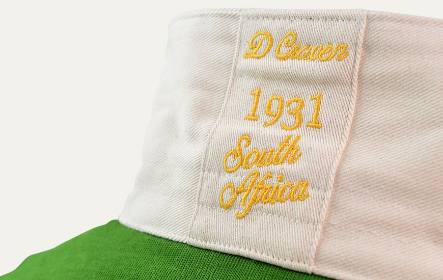 Detail on the back of the collar - D Craven 1931 South Africa